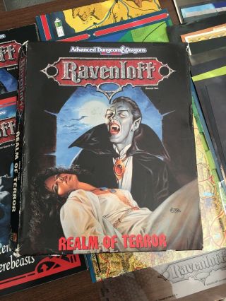 Complete Ravenloft Realm Of Terror Boxed Set Advanced Dungeons And Dragons