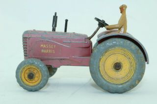 Dinky Toys No 27a Massey - Harris Tractor - Meccano Ltd - Made In England 2