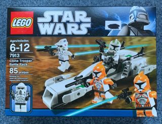 Lego 7913 Clone Trooper Battle Pack Set In Factory Box.