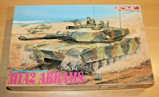 43 - 3524 Dml 1/35 Scale Us Army Mbt M1a2 Abrams Plastic Model Kit