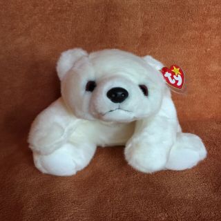 Ty Beanie Buddies 14 " Chilly The Polar Bear,  Retired,  1998 Plush Stuffed Animal