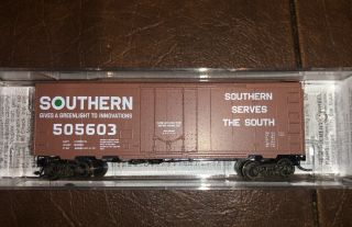 Microtrains N Southern Railway 40’ Standard Box Car 505603