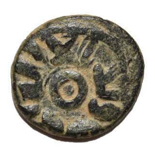 Umayyad: Ae Fals (2.  51g),  Dimashq (damascus),  Ah 80s,  Early Type