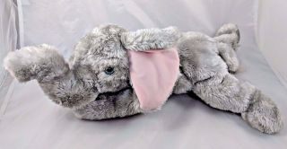 Ty Pillow Pals Gray Teensy Elephant Plush 2002 Stuffed Animal