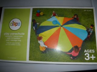 Circo Play Parachute,  9 27/32 Feet Dia (3m),  Po,  3 Times