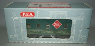 ARISTOCRAFT/REA - 42105 RAILWAY EXPRESS AGENCY LIMITED EDITION CABOOSE G - SCALE OB 2