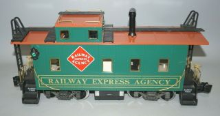 ARISTOCRAFT/REA - 42105 RAILWAY EXPRESS AGENCY LIMITED EDITION CABOOSE G - SCALE OB 3