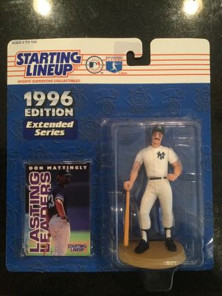 Don Mattingly 1996 Starting Lineup Extended Figure Mib