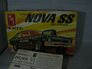 Vintage Chevy Nova Ss Pro Stocker Amt Model Kit