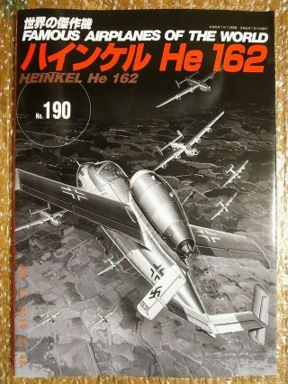 Heinkel He 162,  Pictorial Monograph,  Faow 190,  Bunrindo Japan