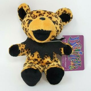 Steven Smith Grateful Dead Bean Bear Delilah Leopard Print Teddy 7 " Plush