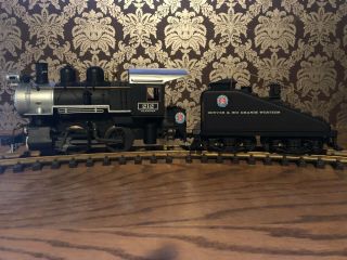 Aristocraft D&rgw Steam Locomotive & Slopeback Tender (art - 21312)
