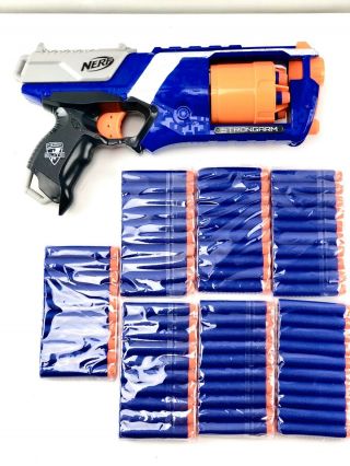 Nerf N - Strike Elite Strongarm Blaster With 6 Elite Fires Darts Fly Up To 90 Feet