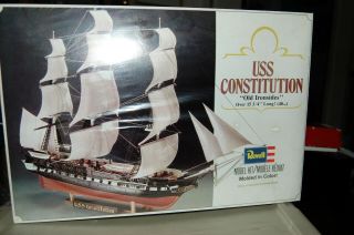 1979 Revell Uss Constitution Old Ironsides Over 15 3/4 " Long Model Kit