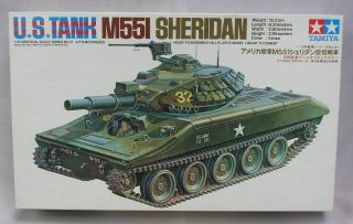 M551 Sheridan Tank Tamiya Plastic Model Mt131 1/35 Scale Kit