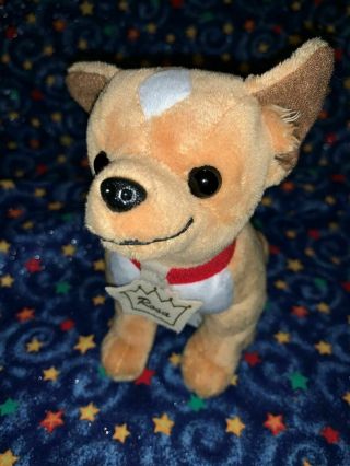 Walt Disney Beverly Hills Chihuahua Rosa The Dog 6 " Plush Stuffed Animal Toy