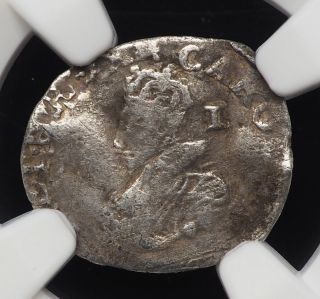 England.  Charles I Hammered Silver Penny,  1630 - 1,  S - 2482,  Ngc Fine Details