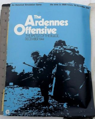 1973 Spi Ardennes Offensive War Game Simulations Publications Wwii Battle Bulge