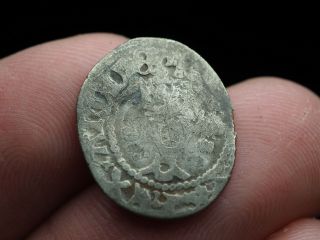 England.  Henry V,  1413 - 1422,  Hammered Silver Halfpenny,  York