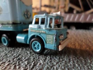 50s Revell Global Van Lines Semi With Ford Coe