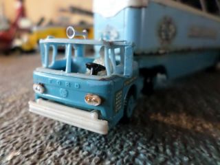 50s Revell Global Van Lines Semi with Ford COE 3