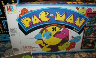 Vintage Pac - Man Board Game Milton Bradley Midway Mfg.  Co.  1980