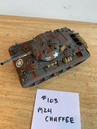 BUILT 1/35 WWII US M24 Chaffee Light Tank Painted Detailed 2