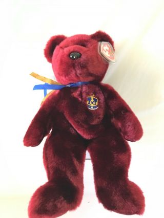 Ty Buckingham The Bear Beanie Buddy - With Tags - Uk Exclusive