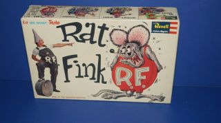 1963 REVELL RAT FINK BIG DADDY ED ROTH MODEL KIT NO.  H - 1305:70 - CARTON ONLY 2