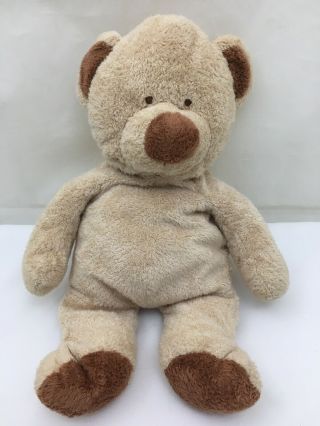 Ty Pluffies Teddy Bear Tan Brown Nose Plush 12 " Toy Lovey 2004