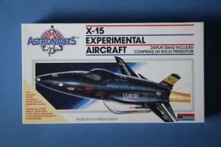 Monogram 5908 1:72 Scale X - 15 Experimental Aircraft Young Astronauts Release