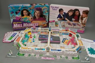 1996 Milton Bradley 4047 Electronic Mall Madness The Talking Shopping Spree Game