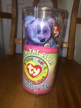 Clubby Iv 4 Ultra Rare Ty Beanie Baby Possibly Signed Collector Kit