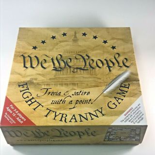 We The People Fight Tyranny Trivia Board Game By Constitution Games