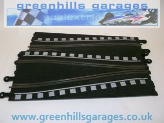 Greenhills Scalextric Classic Track Short Chicane Set (2 Piece) White Marking.
