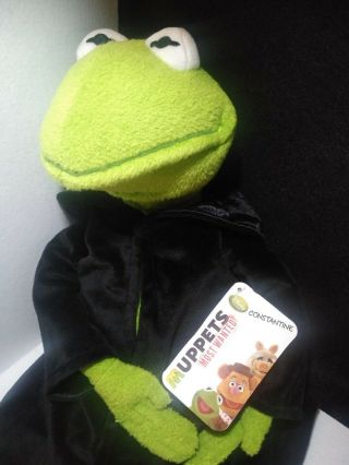 DISNEY STORE/MUPPETS MOST WANTED PLUSH CONSTANTINE KERMIT THE FROG,  17 IN. ,  NWT 2