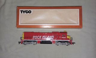 Vintage Ho Tyco 1977 Rock Island Engine 4301