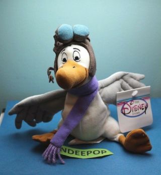 The Disney Store And Parks Mini Bean Bag Plush The Rescuers Orville Bird 8 "