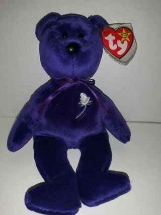 Ty 1997 1st Edition Princess Diana Beanie Bear 3
