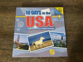 10 Ten Days In The Usa Board Game By Alan Moon 100 Complete.