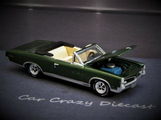 1967 67 Pontiac Gto Convertible V8 Limited Ed.  1/64 Collectible / Diorama Model