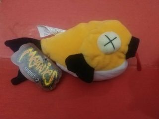 Meanies Beanies Series 2 Floaty The Fish Stuffed Animal Figure W/tag