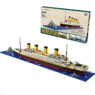 1860pcs Titanic Ship Legoed Building Blocks Educational Toys Model Complete Set