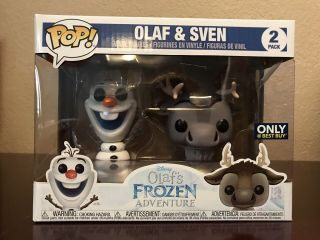 Funko - Pop Disney: Frozen 2pk - Olaf And Sven Best Buy Exclusive