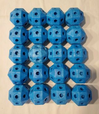 20 Blue Replacement Balls For Discovery Kids Build & Play Construction Fort