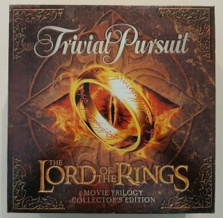 Trivial Pursuit Lord Of The Rings Movie Trilogy Collector 