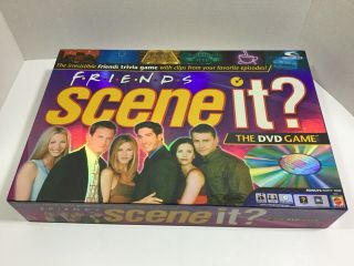 Friends Scene It Board Game First Edition Dvd Trivia 2005 100 Complete