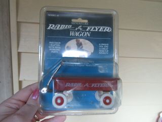 Miniature Radio Flyer Red Metal Wagon 4 " Model 1 Real Parts