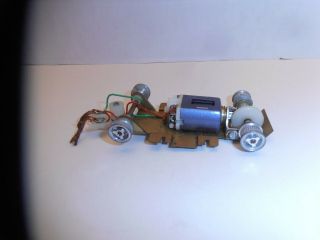 Vintage 1/32 Scale Slot Car Brass Chassis With Motor