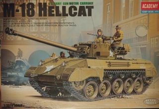 1:35 Scale M - 18 Hellcat U.  S Army Gun Motor Carriage By Academy